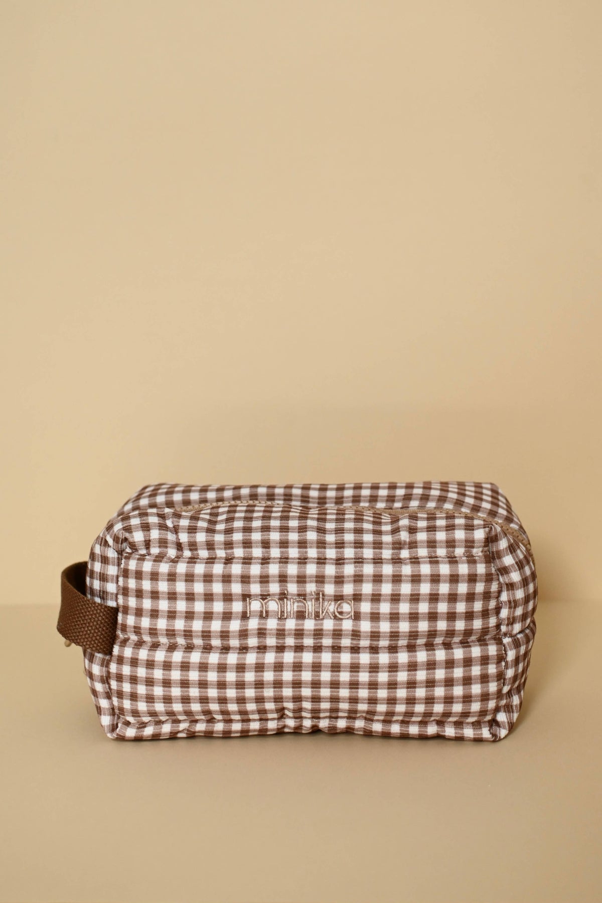 Pouch - Vichy brown