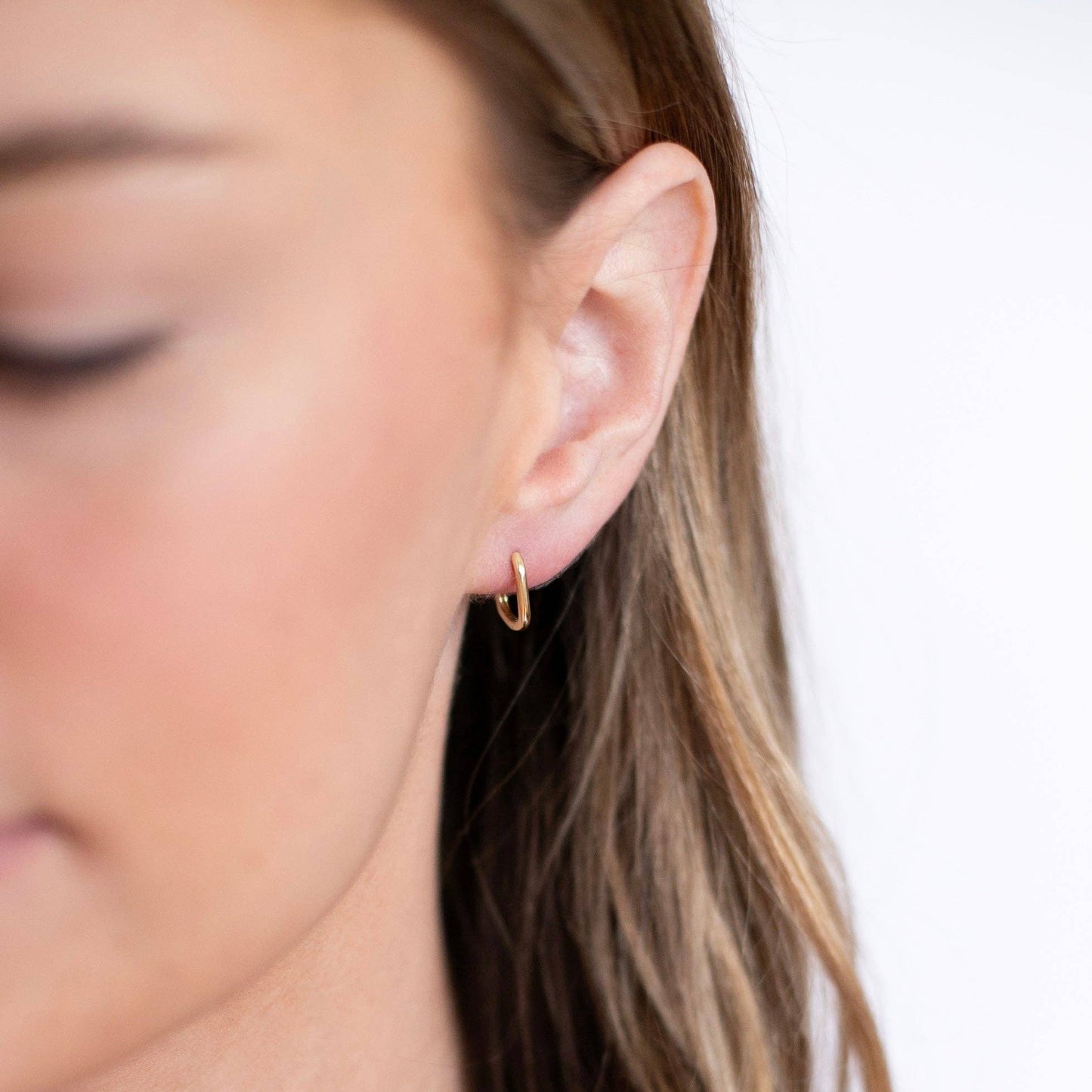 Emma Solid Gold Hoops