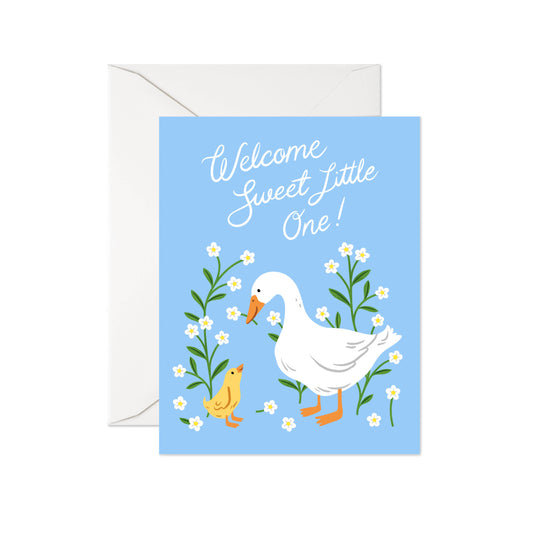 Welcome Sweet Little One | Greeting Card