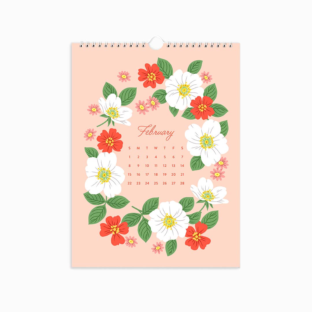 2026 A Year of Flowers | Wall Calendar
