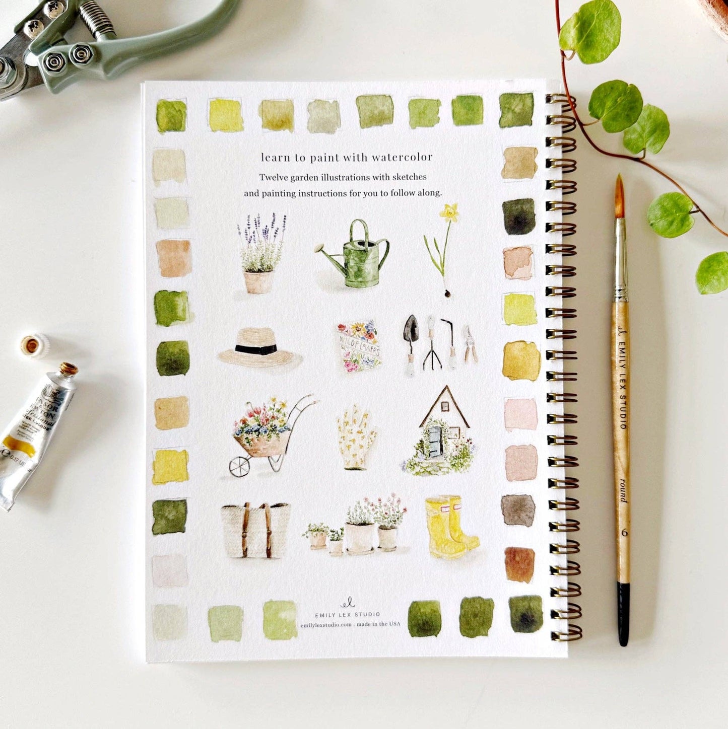 Garden Watercolour Workbook