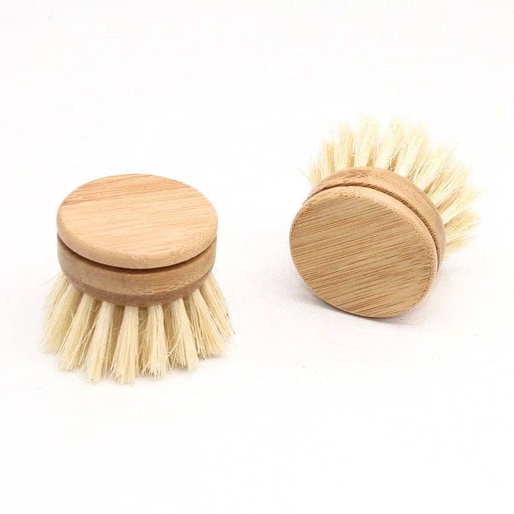 Bamboo Sisal Dish Brush - Zero Waste Kitchen Brush: Sisal Dish Brush
