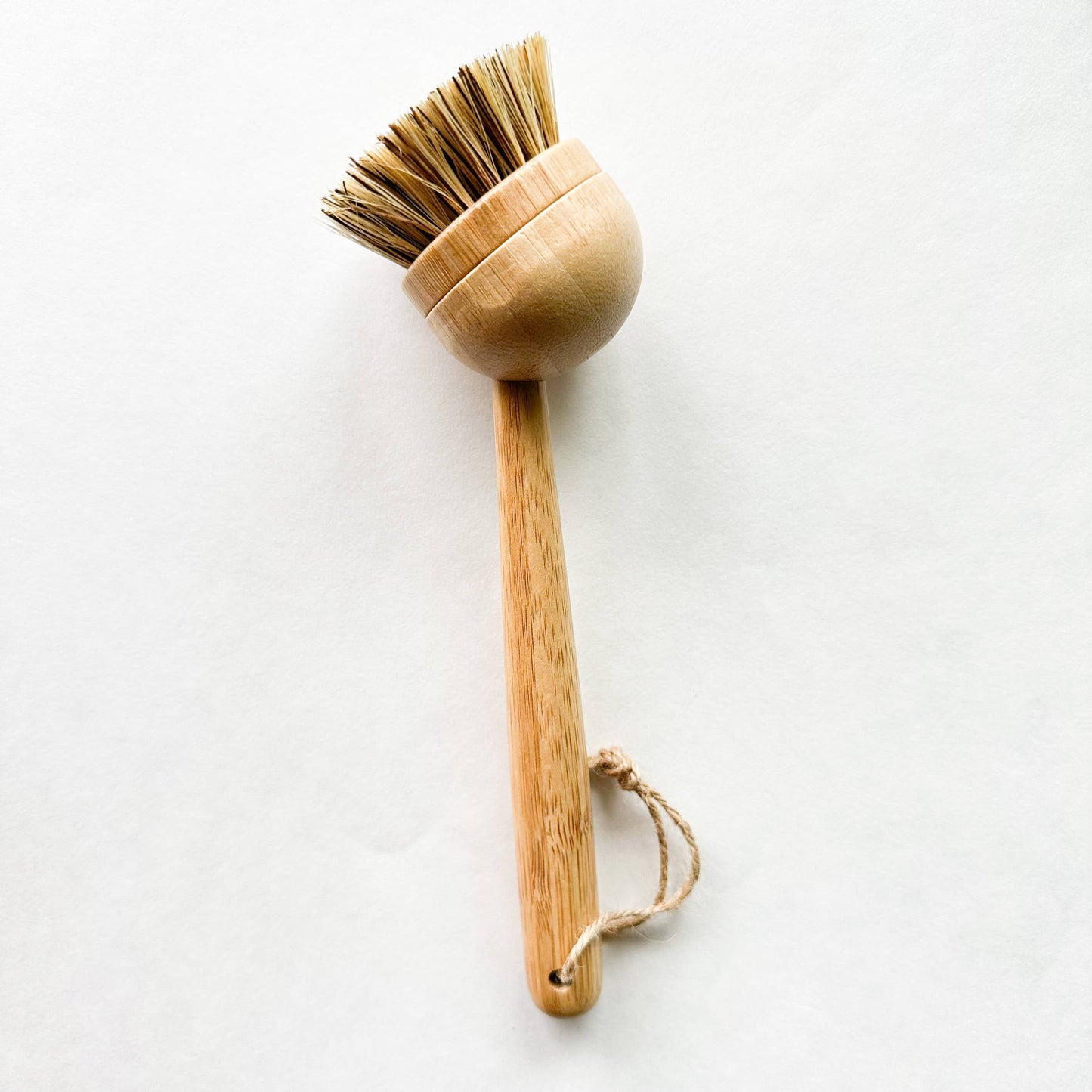 Natural Bamboo Sisal Dish Brush With Replaceable Head