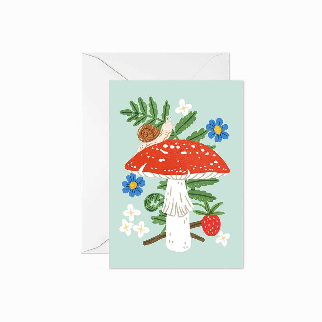 Woodland Mushroom | Mini Card