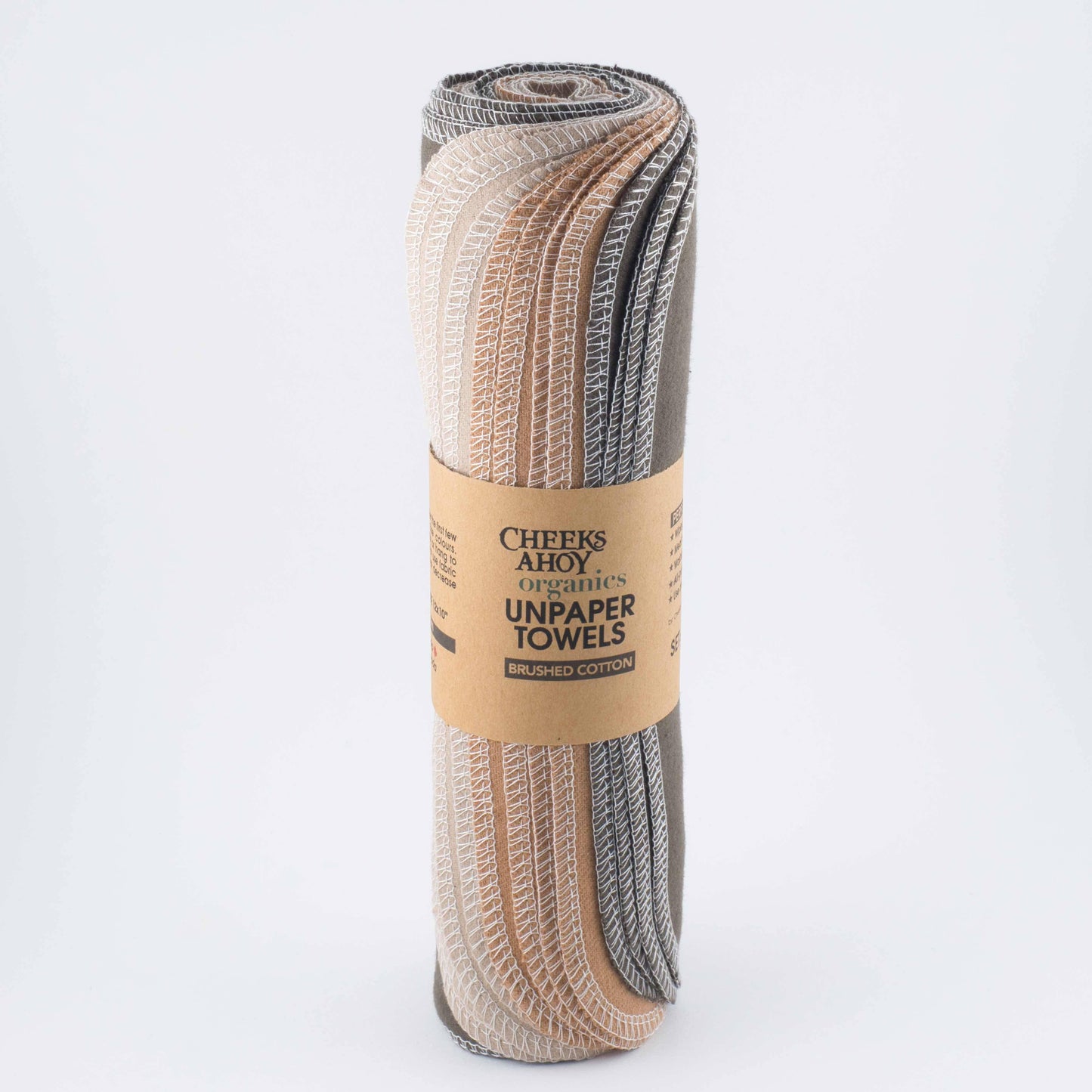 Non-Paper Towels - Organic Brushed Cotton