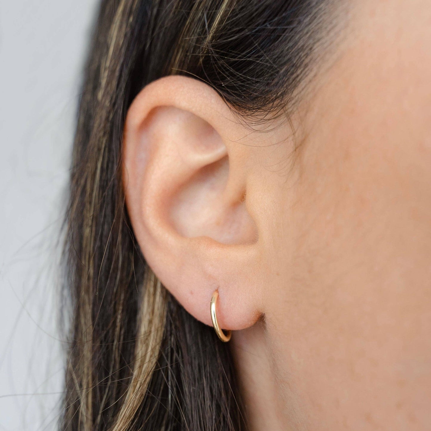 Thin Hoop Earrings