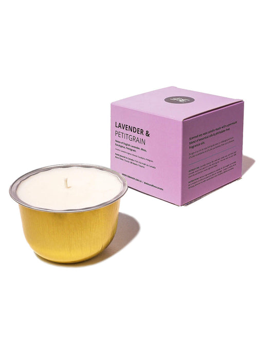 Lavender & Petitgrain - CandlePod ™ Soy Wax Candle Refill