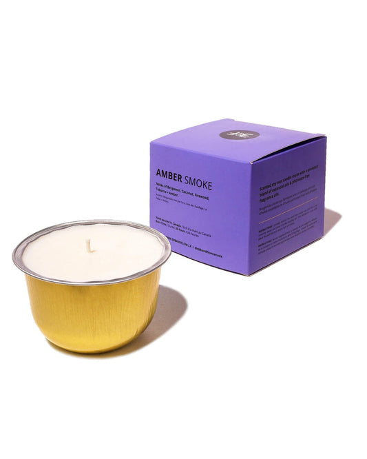 Amber Smoke - CandlePod ™ Soy Wax Candle Refill