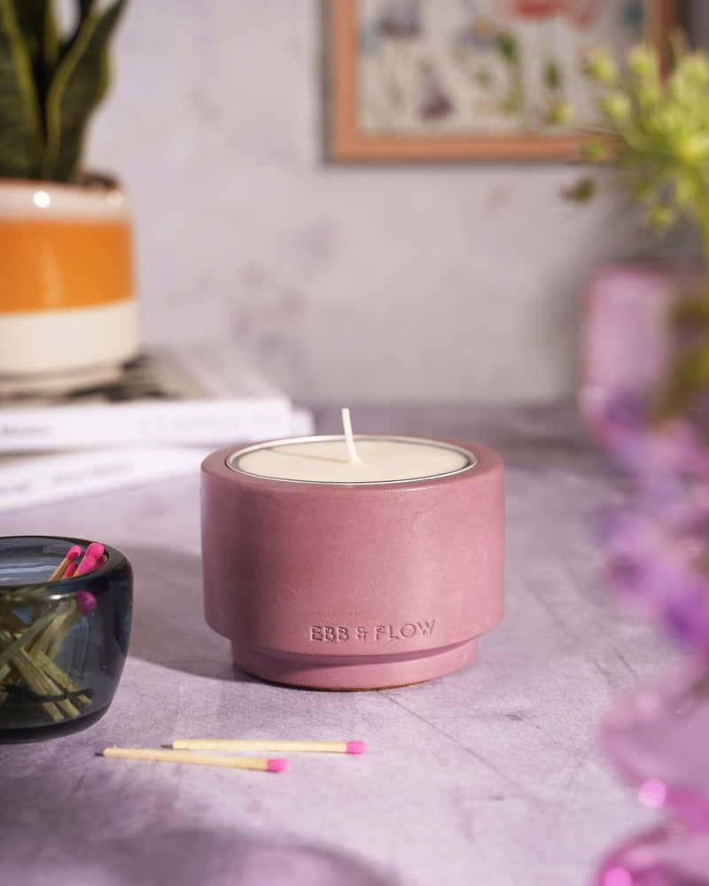 CandlePod ™ Concrete Candle Vessel