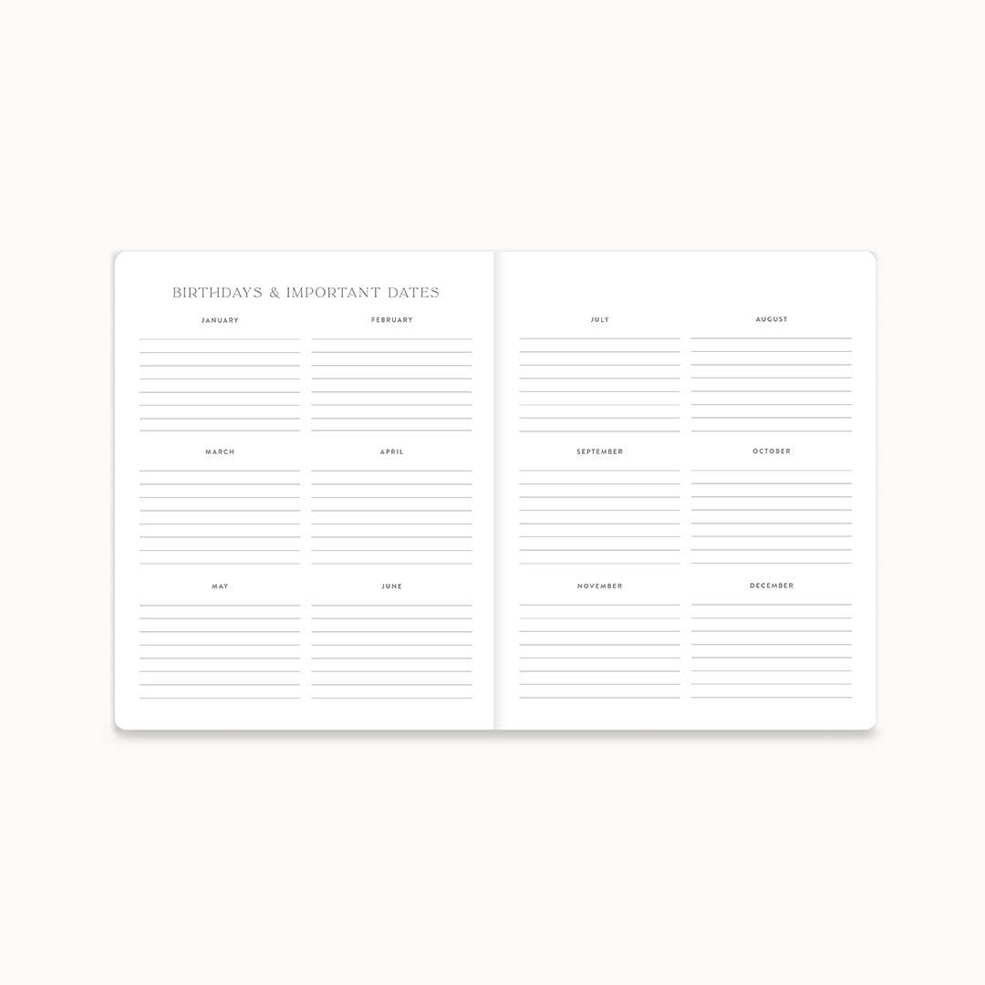 Meadowlace | 2026 Monthly Planner