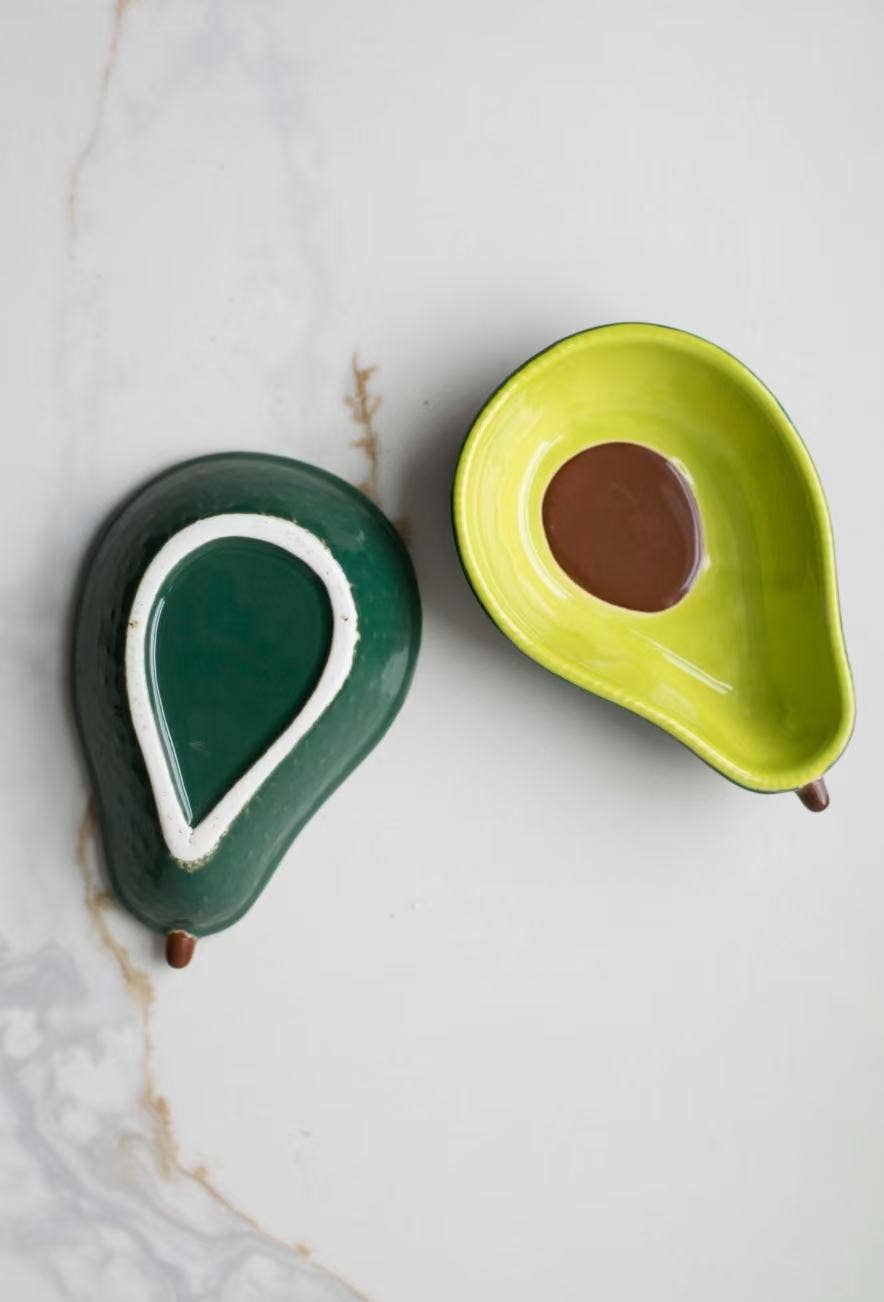 Avocado Ceramic Pinch Bowl
