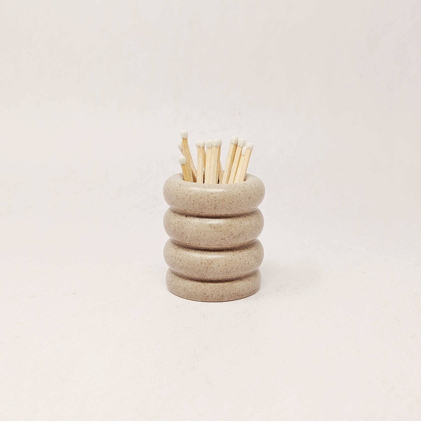 Ceramic match pot