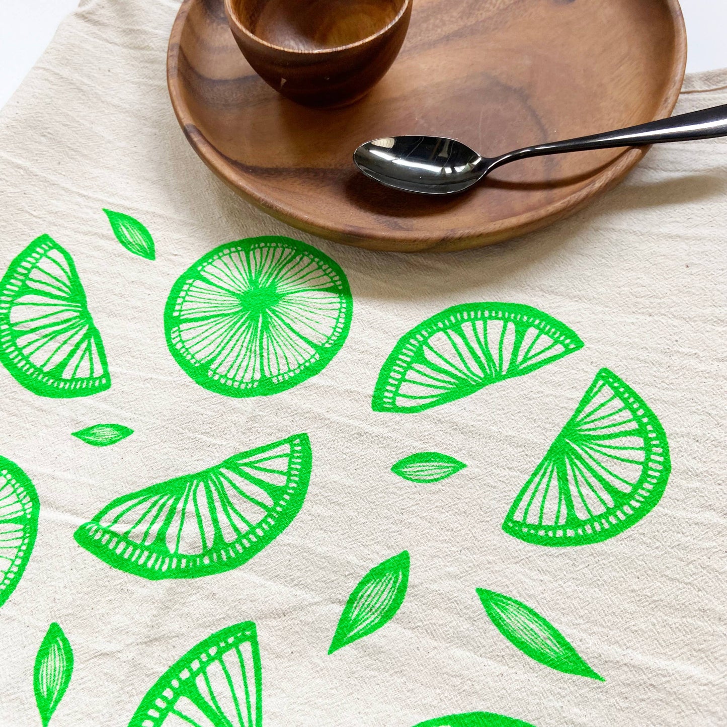Limes Organic Tea Towel - 20x24