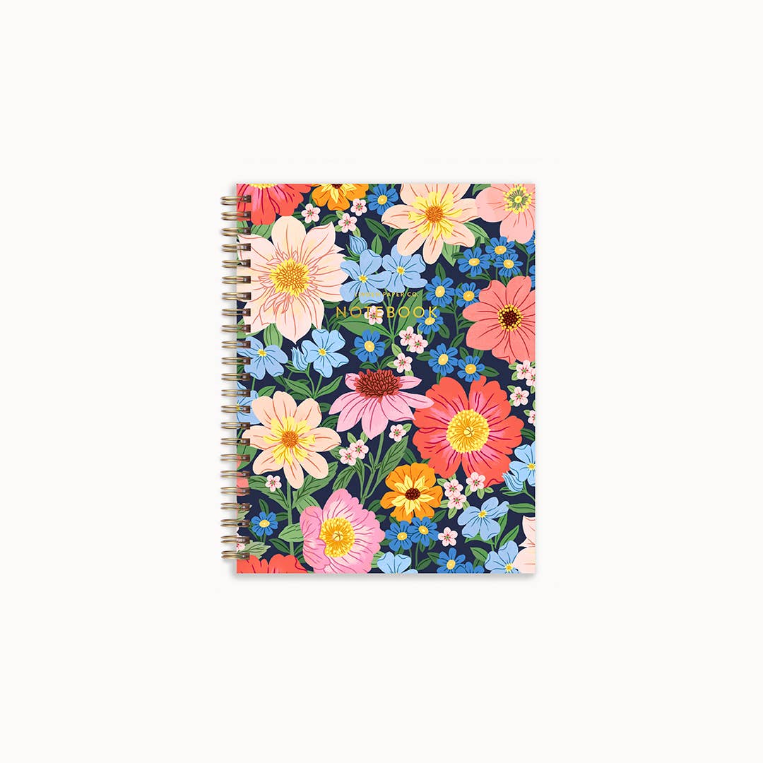 Dahlia Dance Notebook | Spiral Lined Notebook