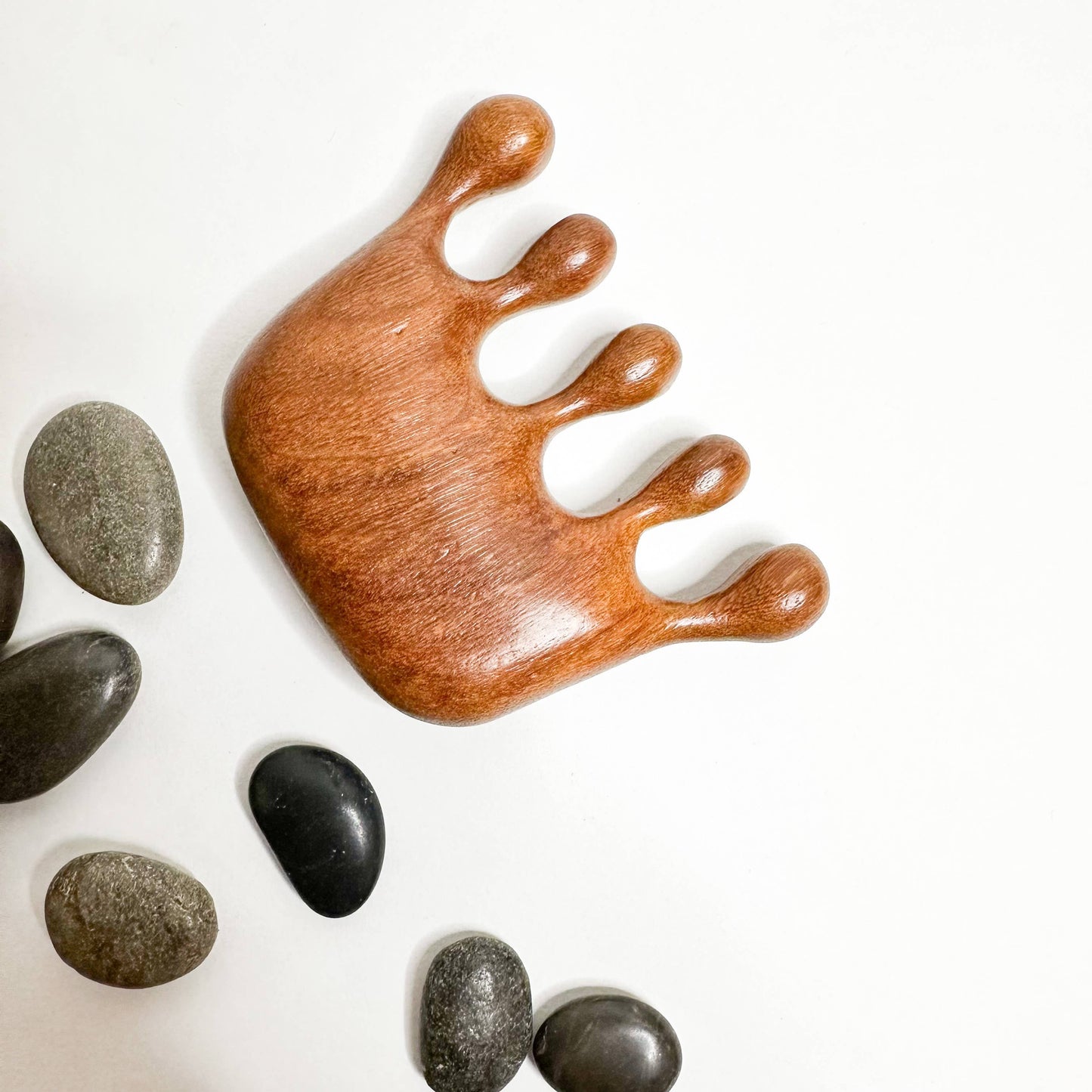 Eco-Friendly Natural Sandalwood Detangling Comb