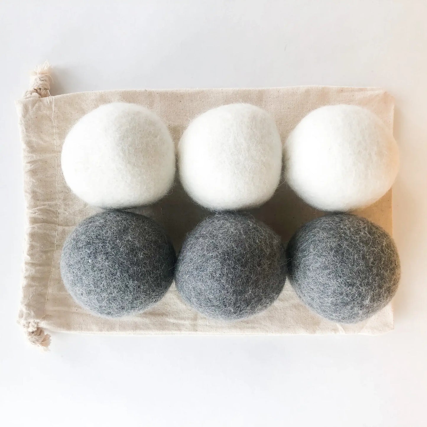 Reusable Wool Dryer Balls - Pack of 6