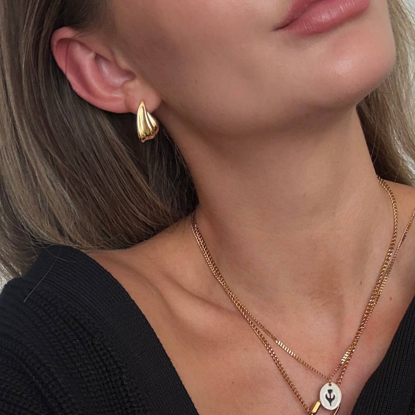 Maha Earrings- Silver