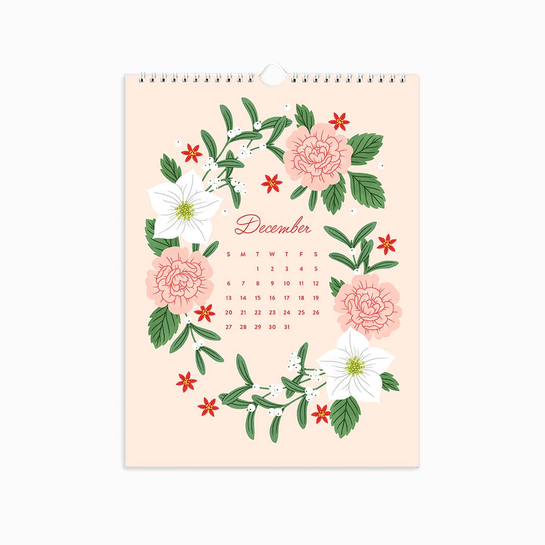 2026 A Year of Flowers | Wall Calendar