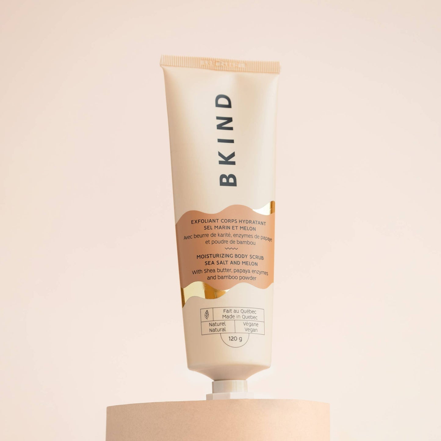 Moisturizing body scrub - Sea salt and melon