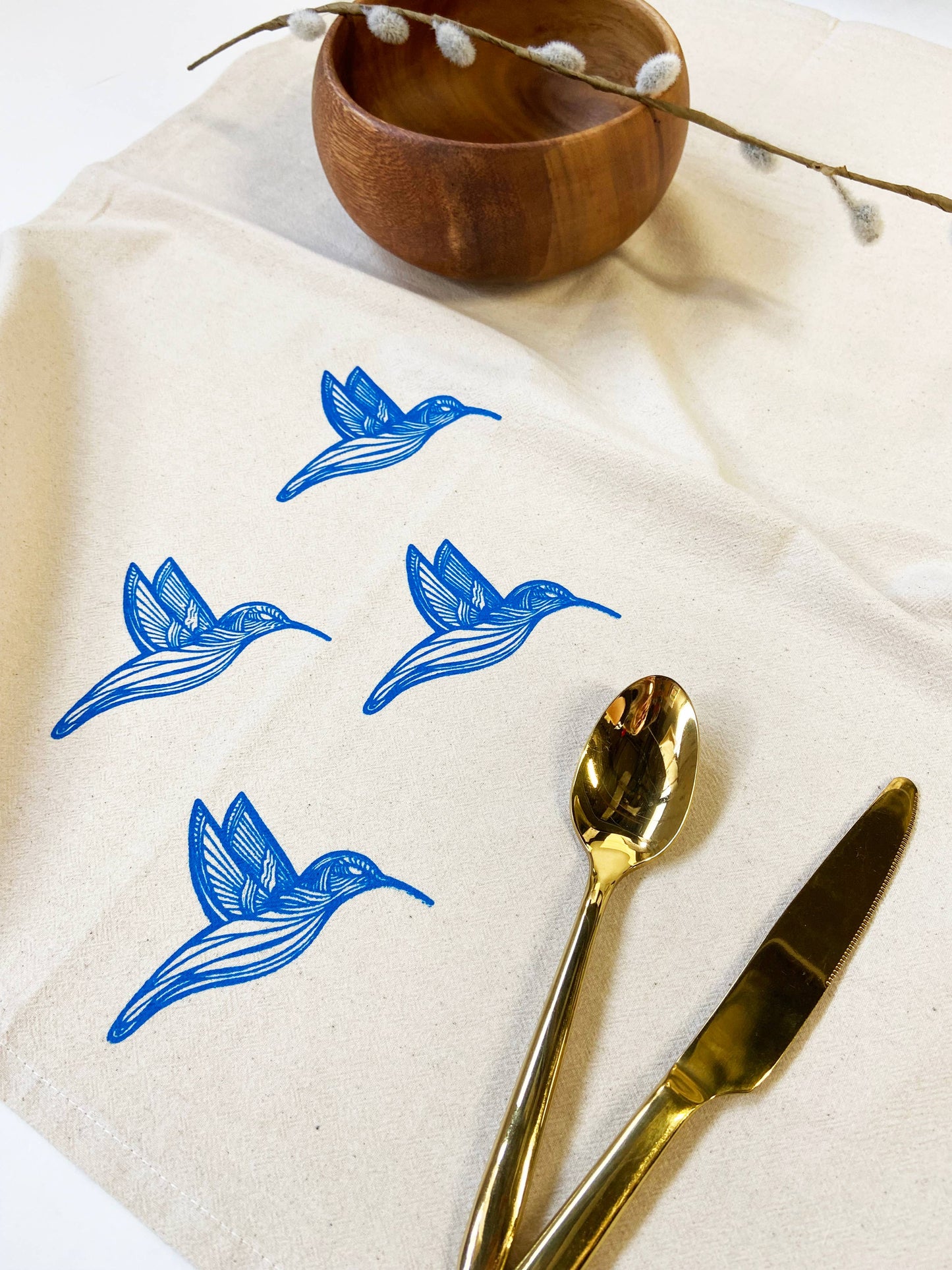 Hummingbirds Tea Towel