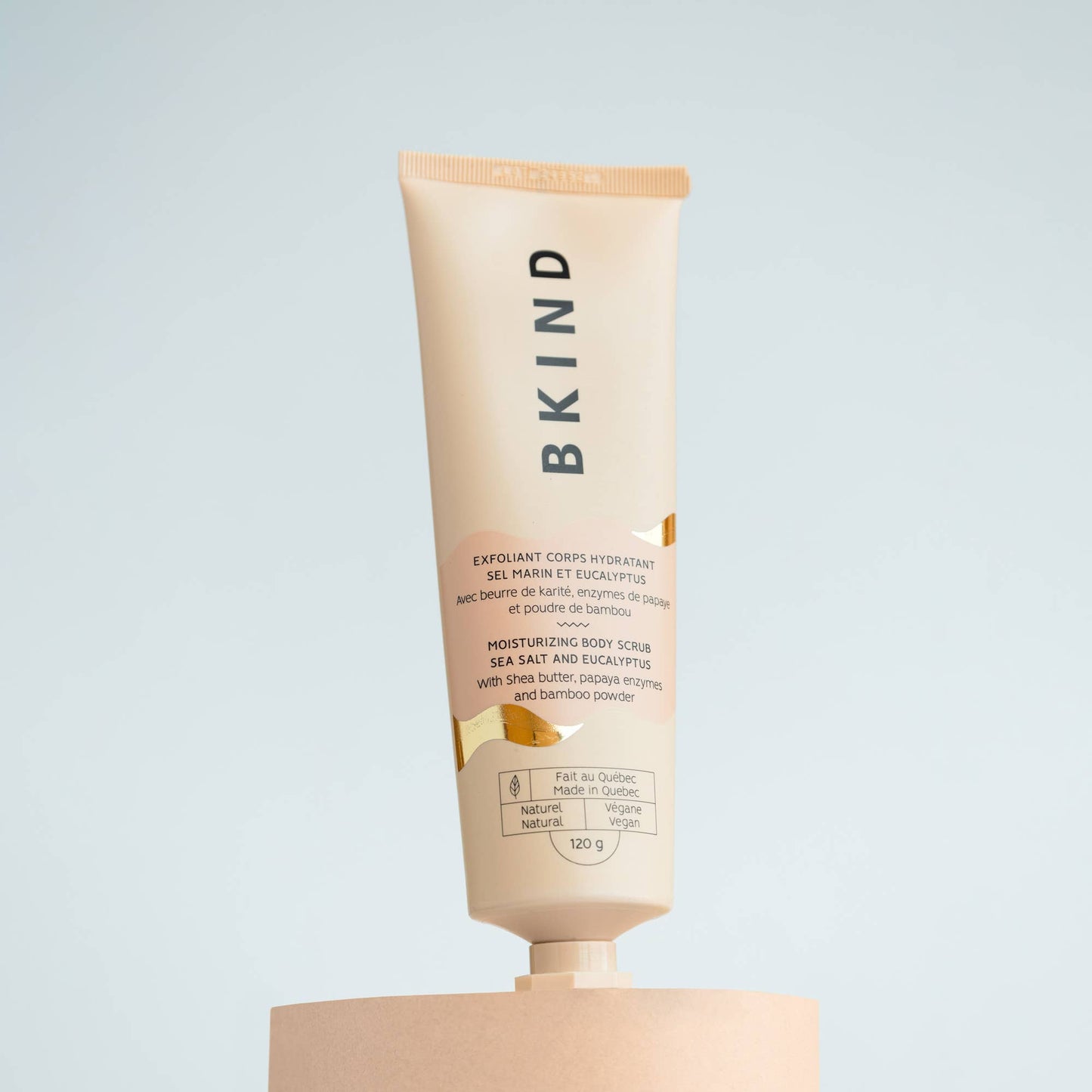 Moisturizing body scrub - Sea salt and eucalyptus