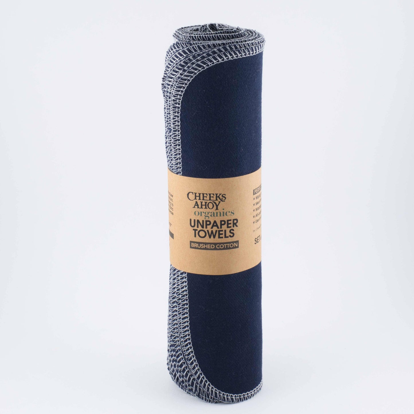 Non-Paper Towels - Organic Brushed Cotton