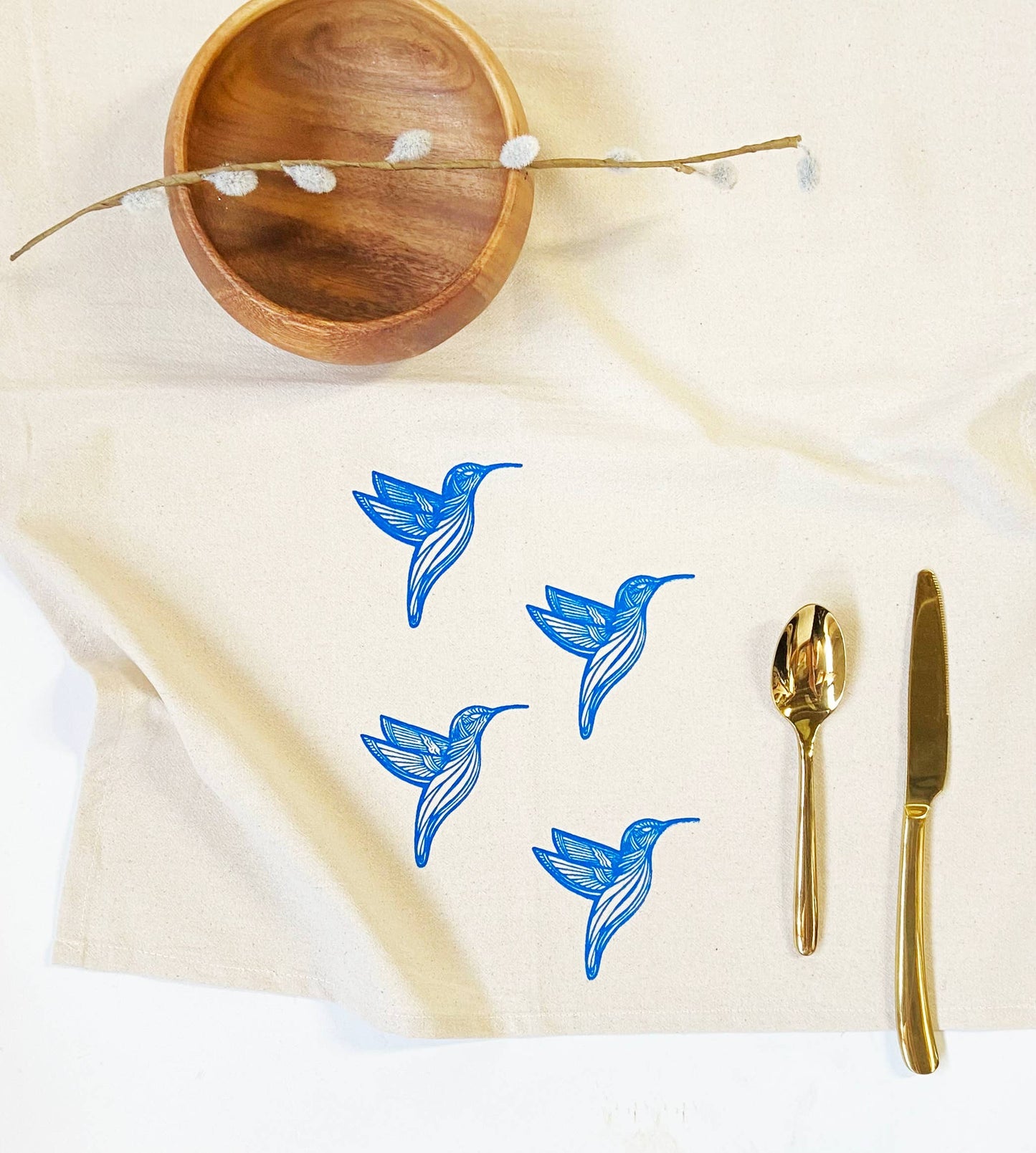 Hummingbirds Tea Towel