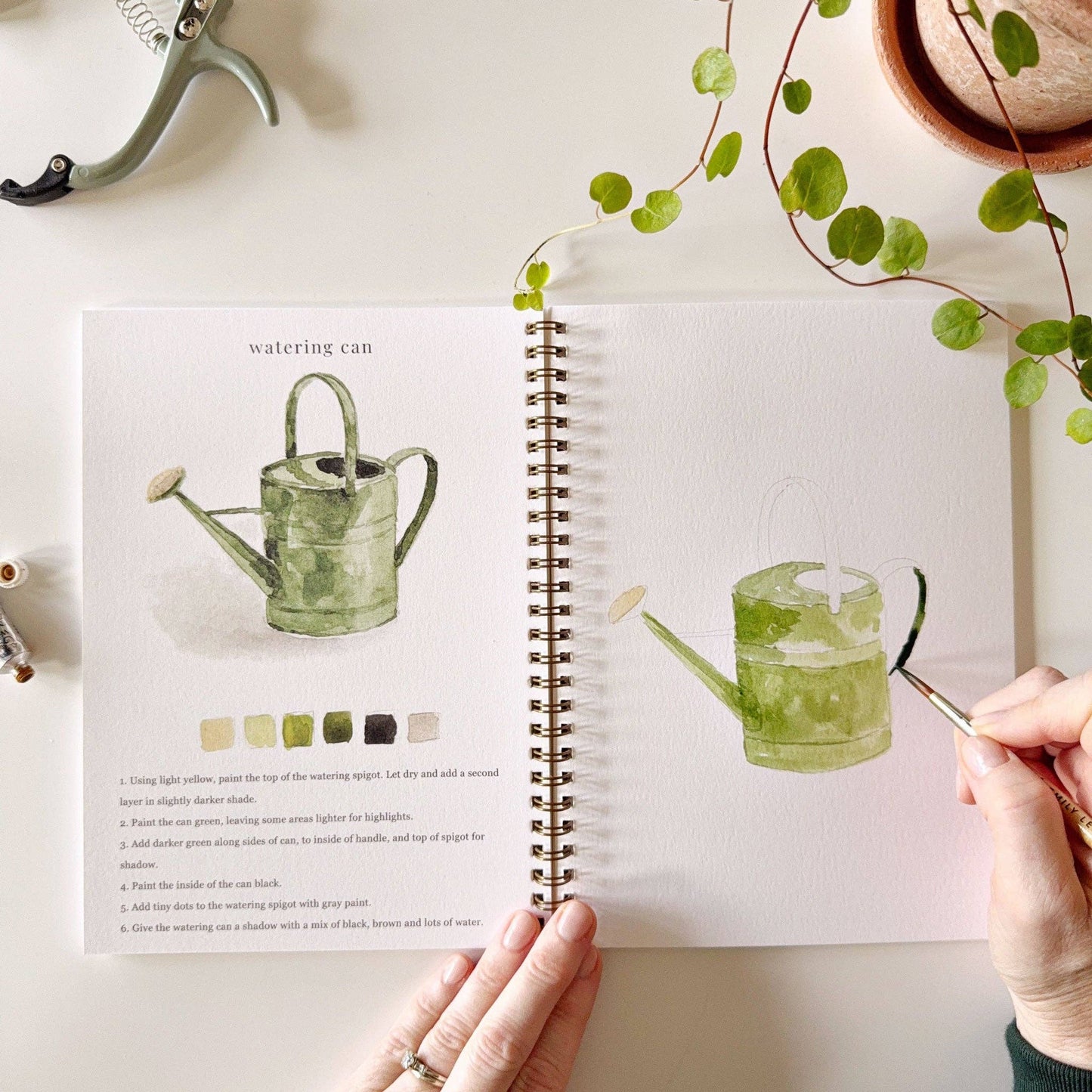 Garden Watercolour Workbook