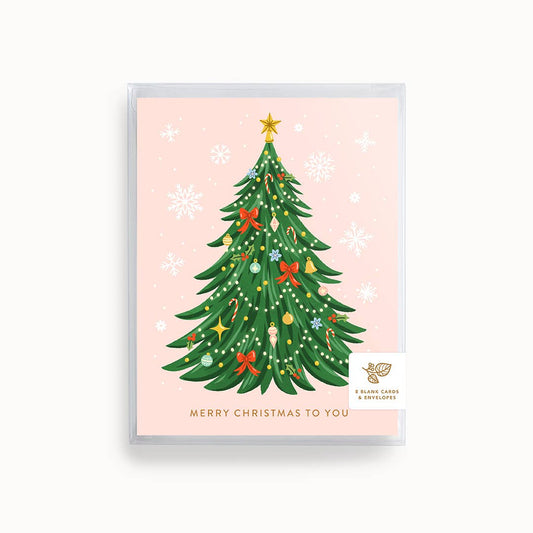 Merry Christmas Tree | Greeting Card | Boxed Set of 8