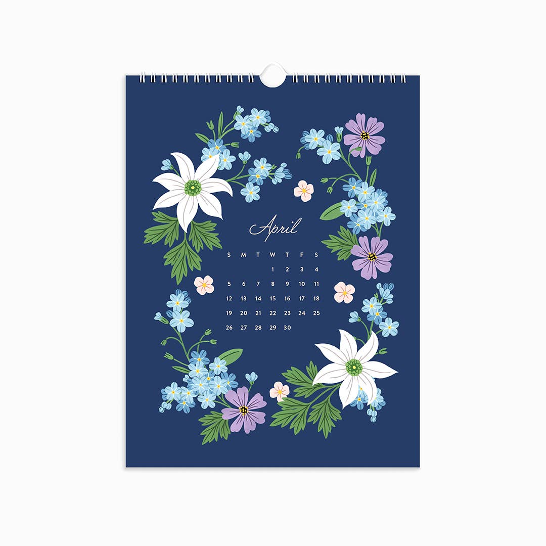 2026 A Year of Flowers | Wall Calendar