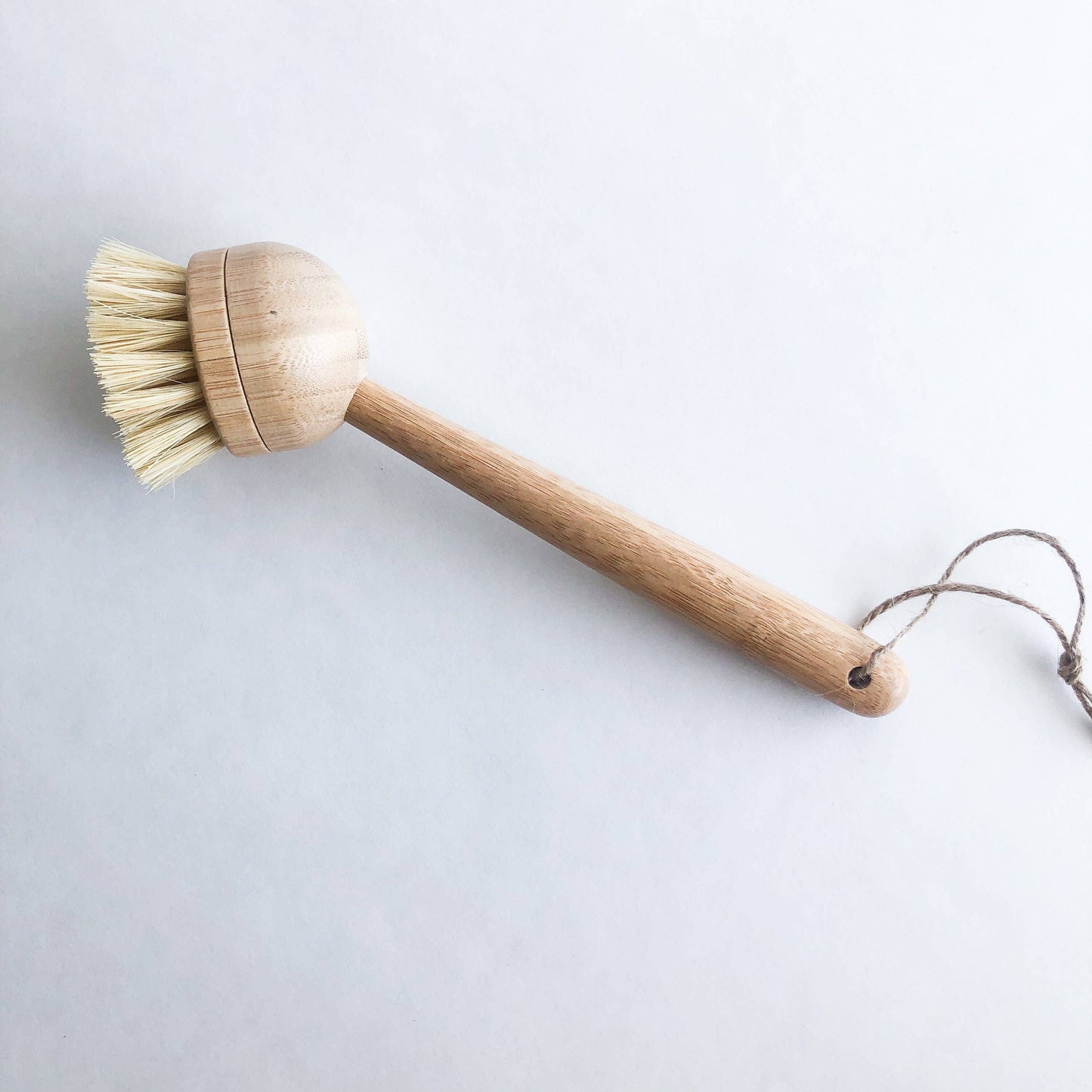 Natural Bamboo Sisal Dish Brush With Replaceable Head