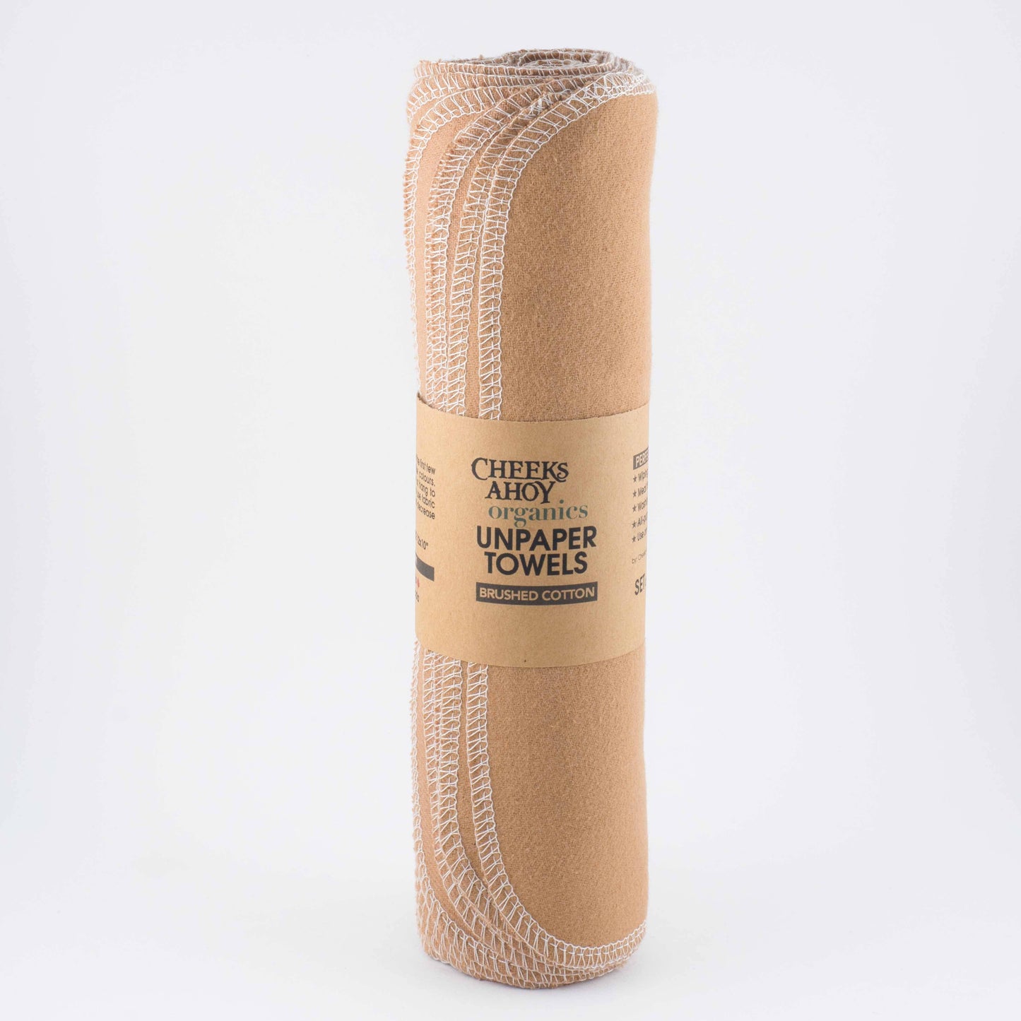 Non-Paper Towels - Organic Brushed Cotton