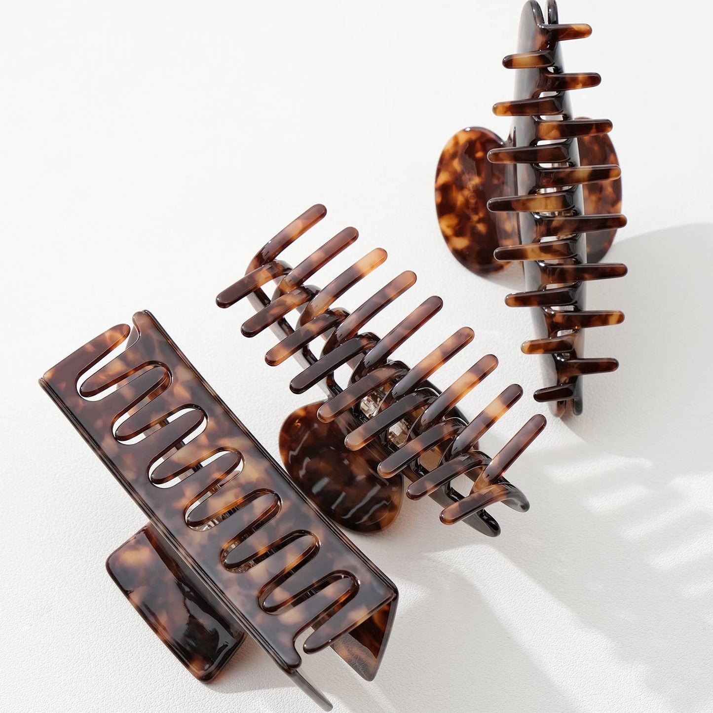 Deep Tortoise Large | Assorted Large Claw Clips
