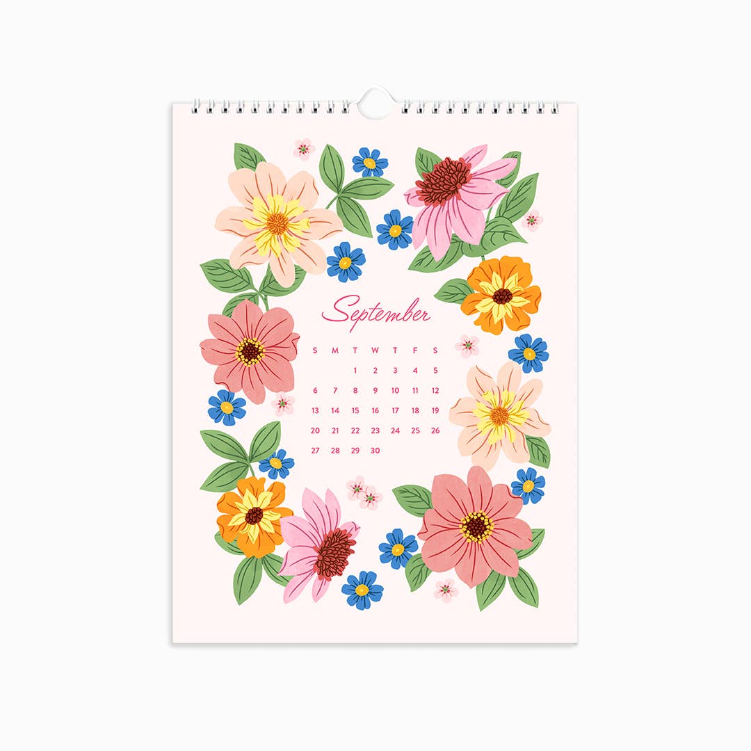 2026 A Year of Flowers | Wall Calendar