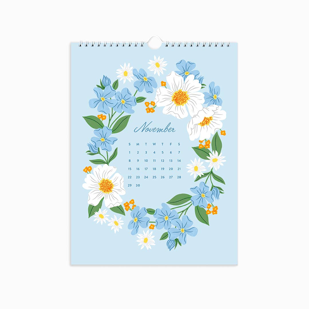 2026 A Year of Flowers | Wall Calendar