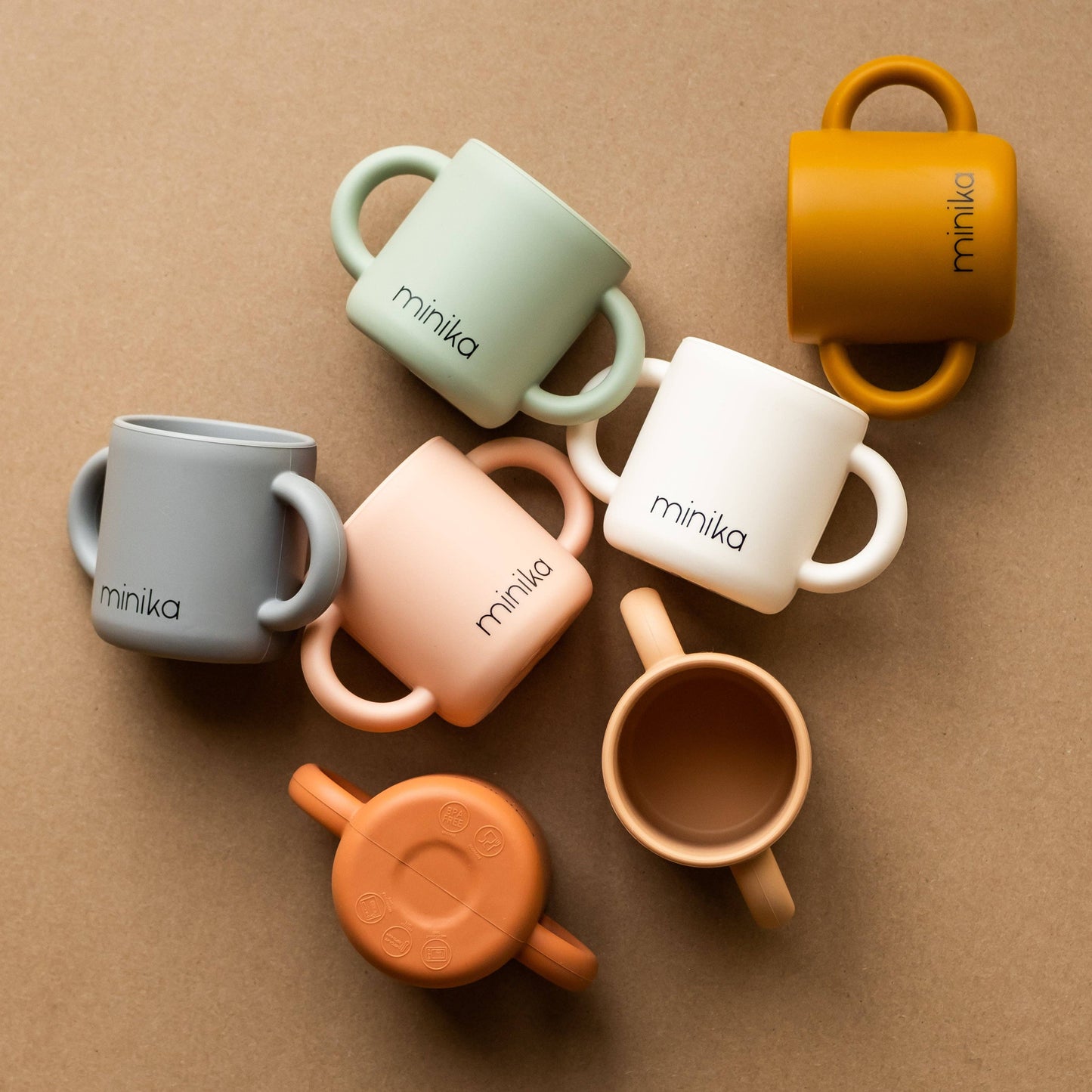 Learning cup with handles - Stone