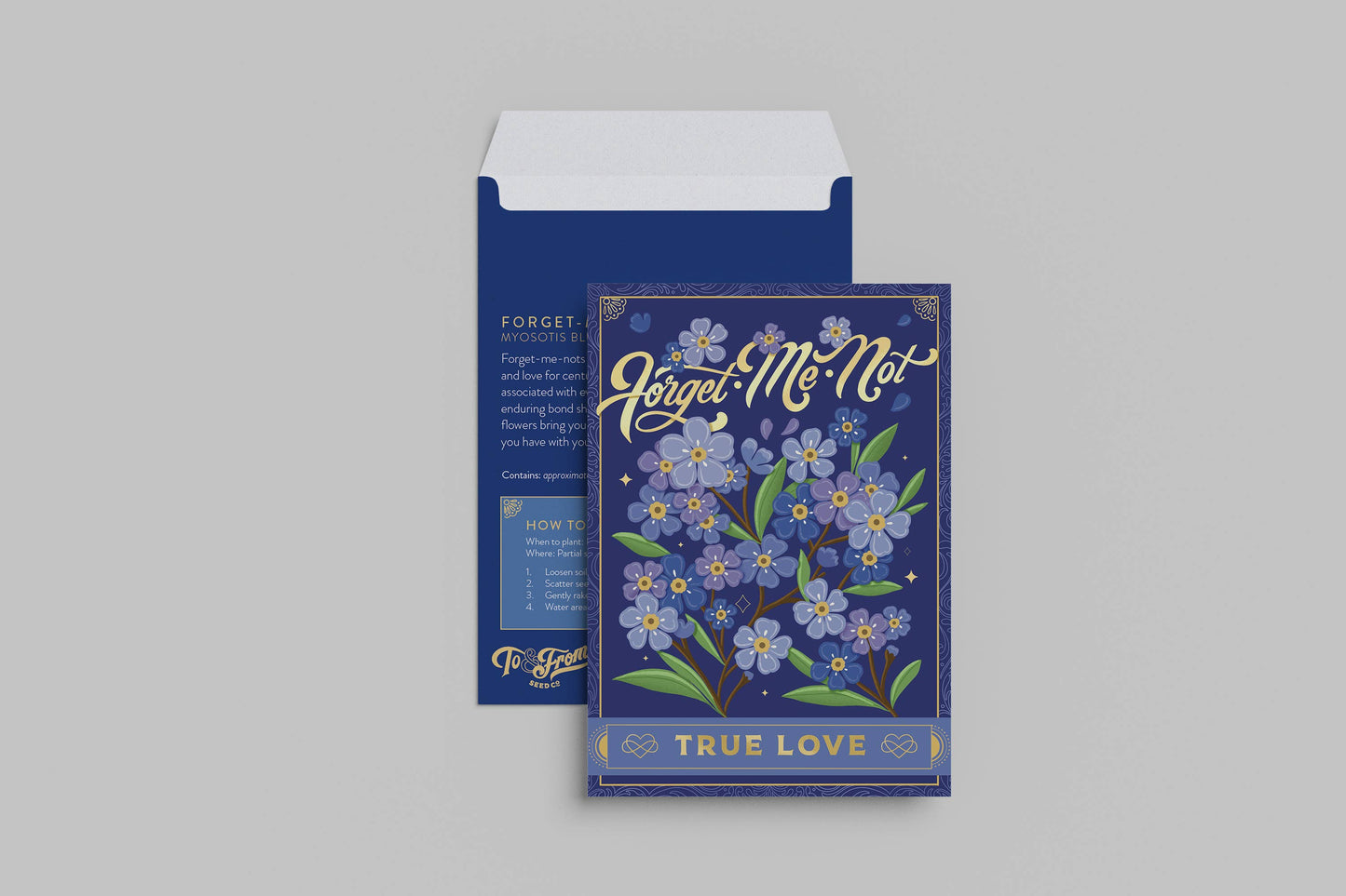 Forget me not (True Love) - Floriography Seed Packet