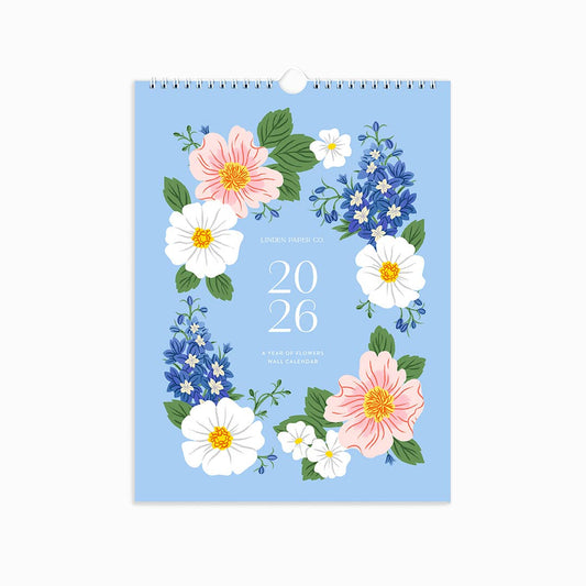 2026 A Year of Flowers | Wall Calendar