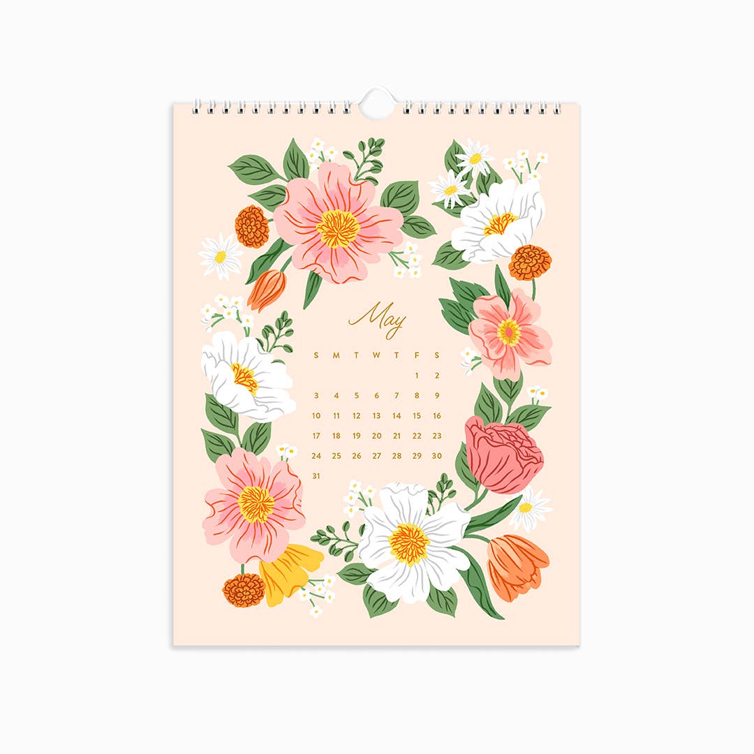 2026 A Year of Flowers | Wall Calendar