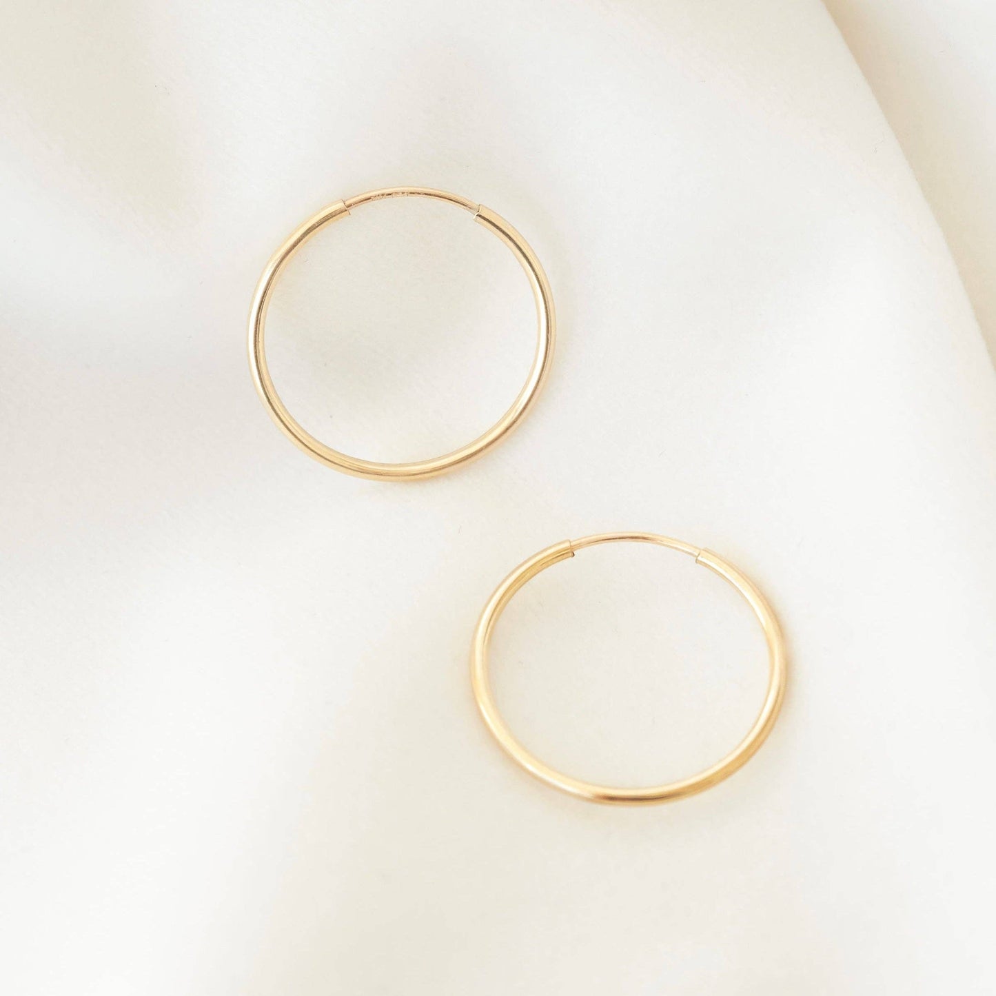 Thin Hoop Earrings