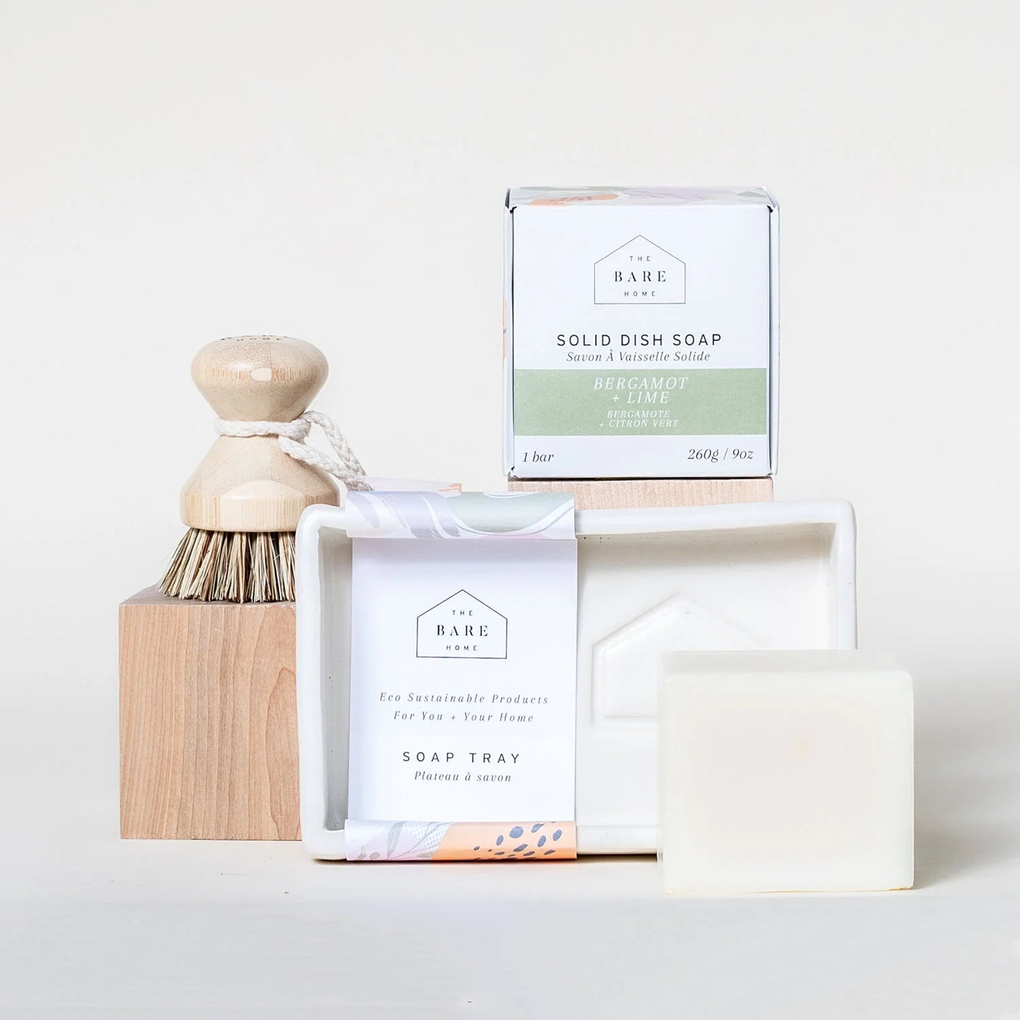 Solid Dish Soap - Bergamot + Lime