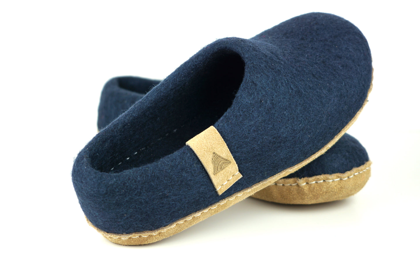 The Cottager Slippers - Stormy Blue