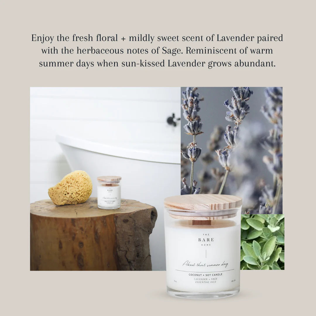 About That Summer Day Candle