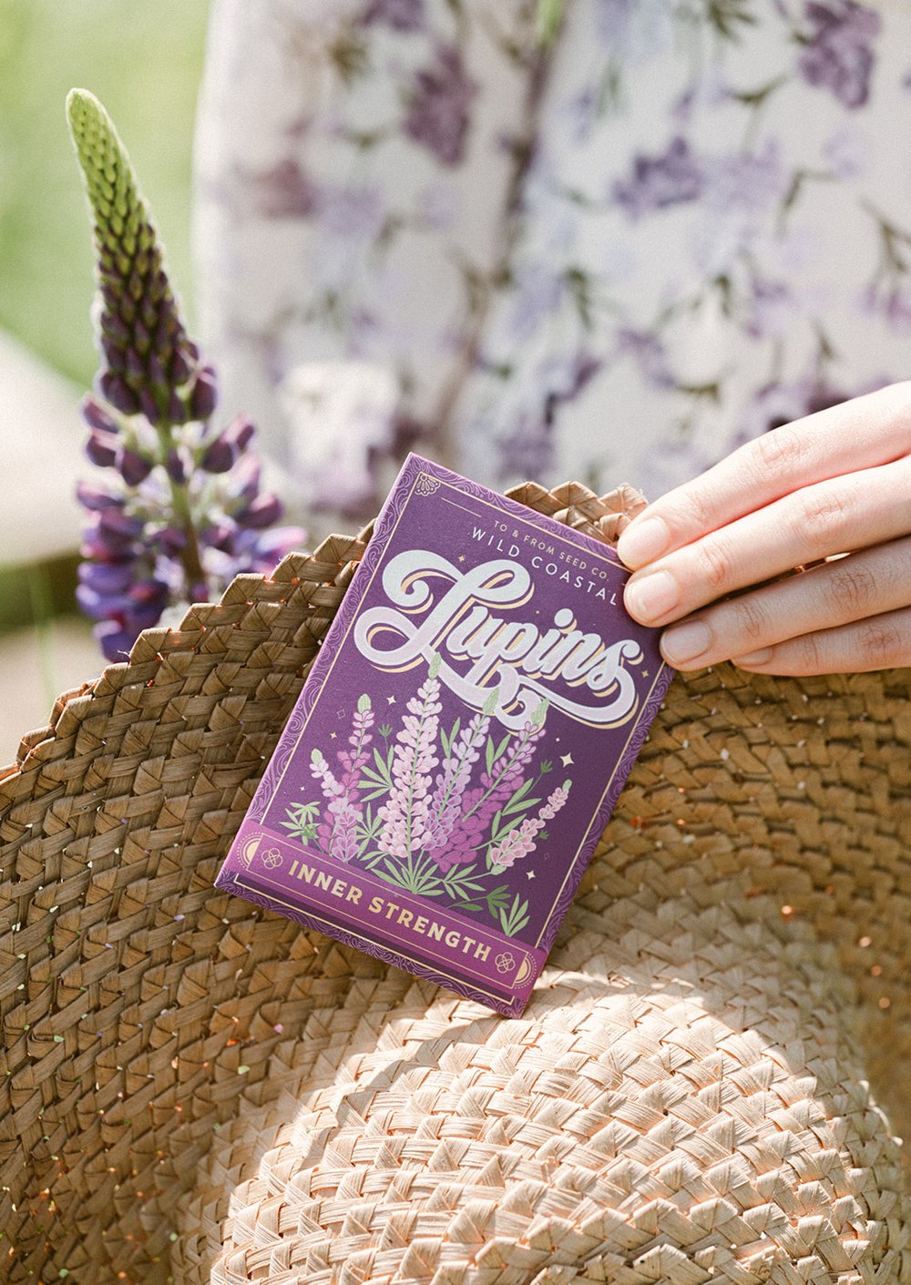 Wild Coastal Lupins (Inner Strength) - Seed Packet