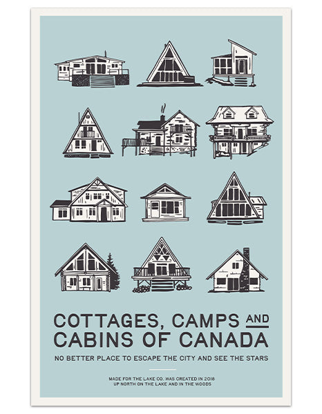 Cottages, Camps & Cabins Print