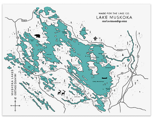 Lake Muskoka Map