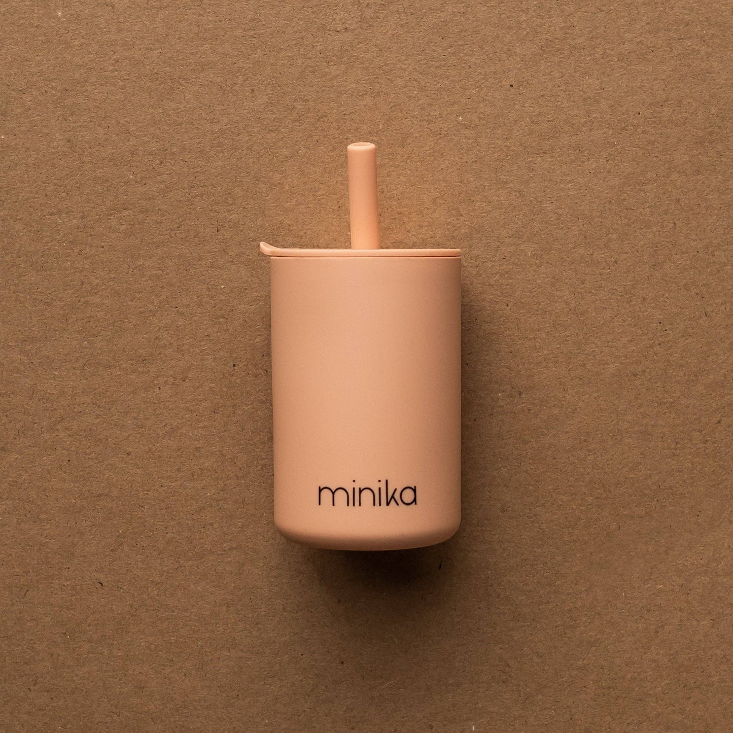 Straw cup with straw - Blush