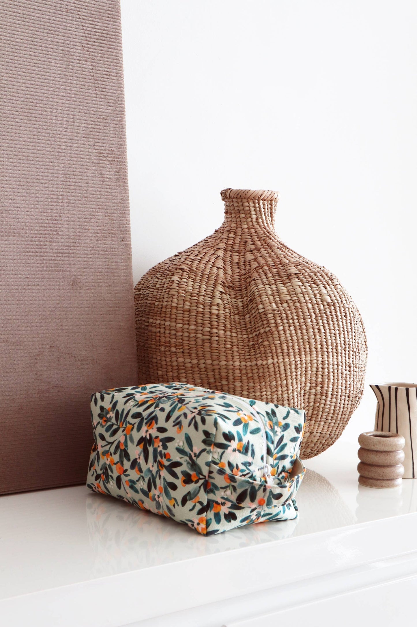 Makeup Bag - Sage Citrus