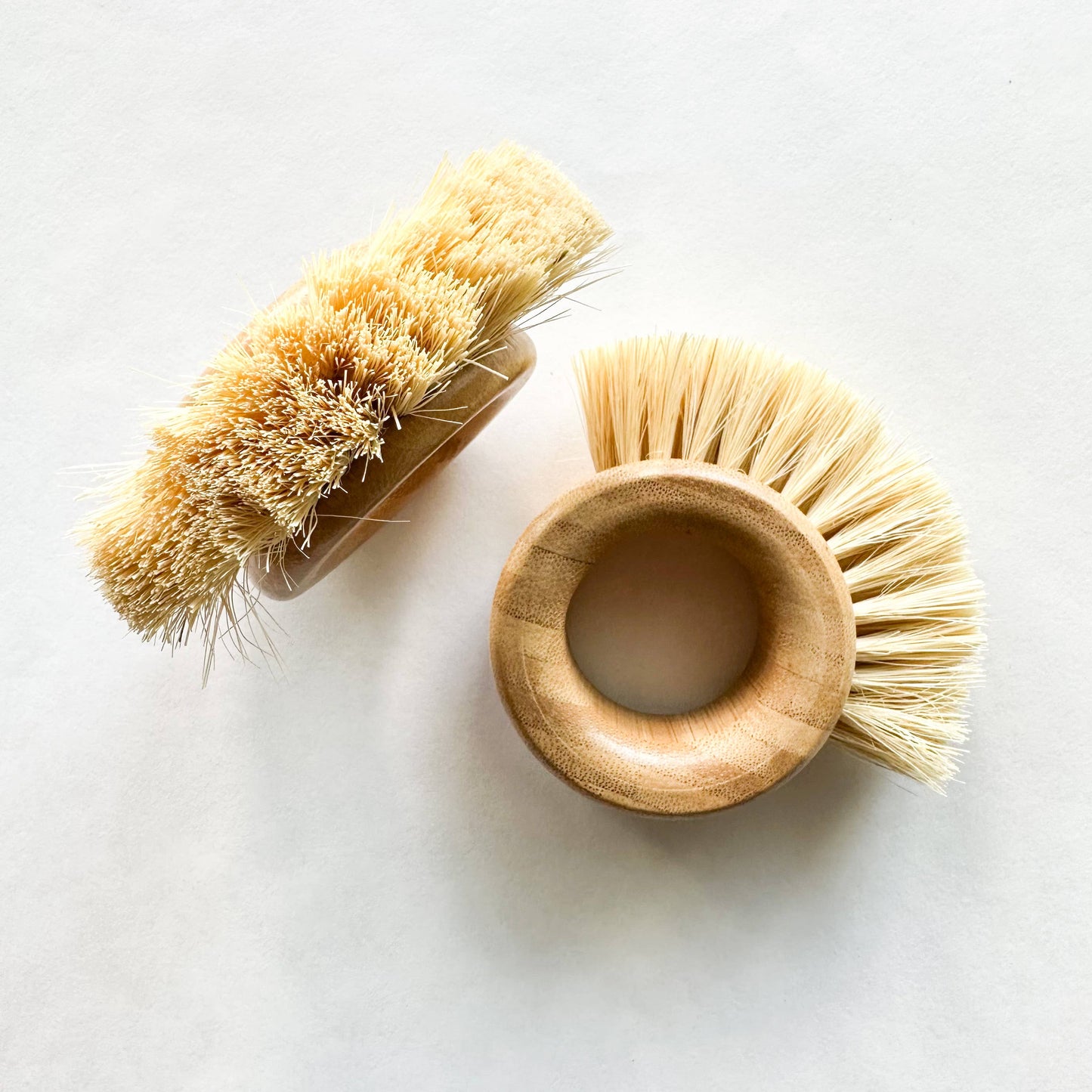 Bamboo Vegetable Brush - Sisal & Palm Bristles