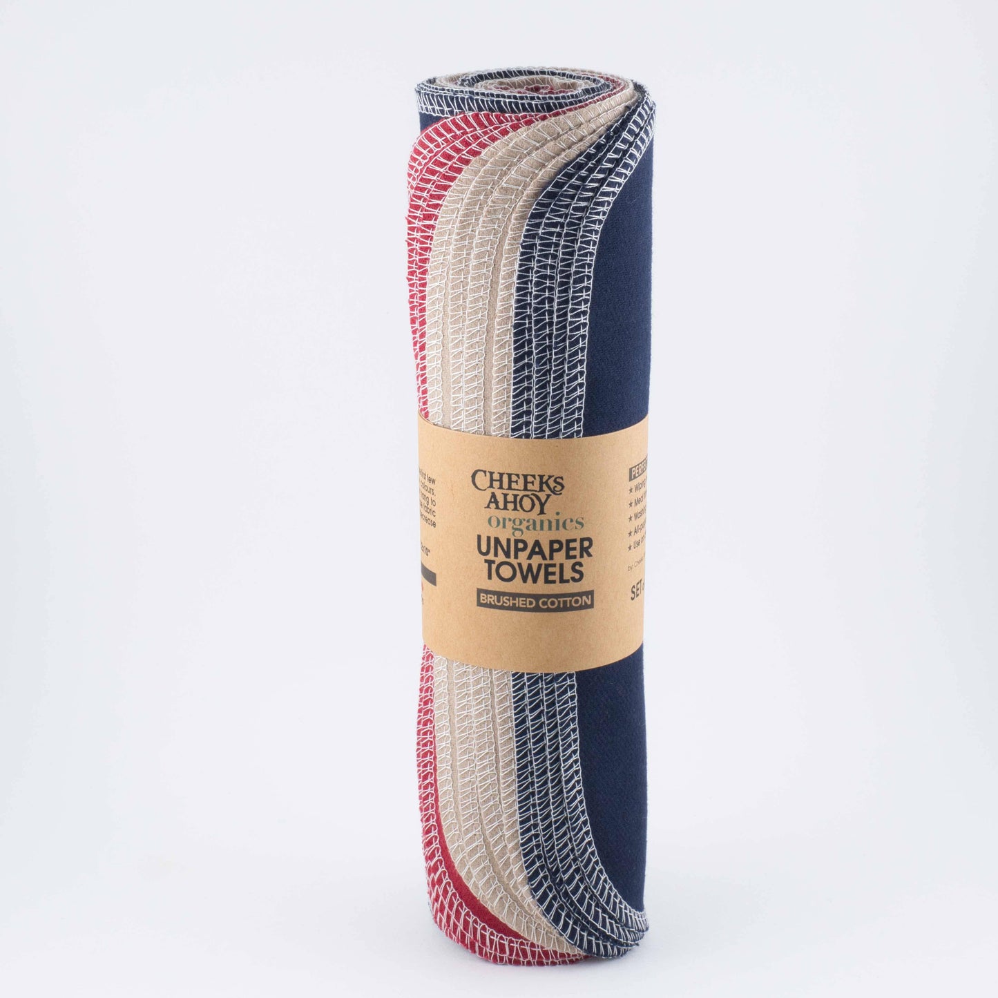 Non-Paper Towels - Organic Brushed Cotton